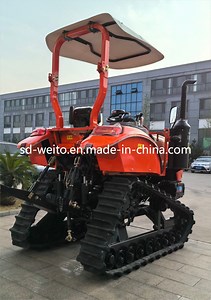 [Hot Item] Factory Supply Agricultural Farm Rubber Track 70, 80, 90, 100 HP Crawler Tractor with Bulldozer, Loader