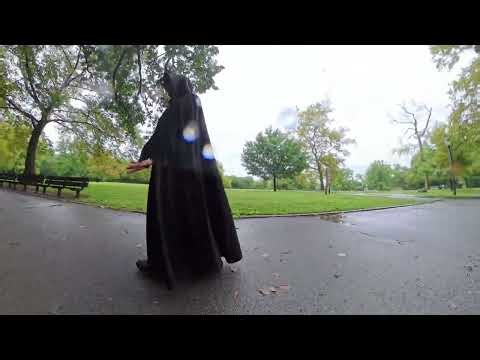 Testing tracking mode on a 360 cam/cloak practice