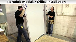 Video: PortaFab Modular Office Installation