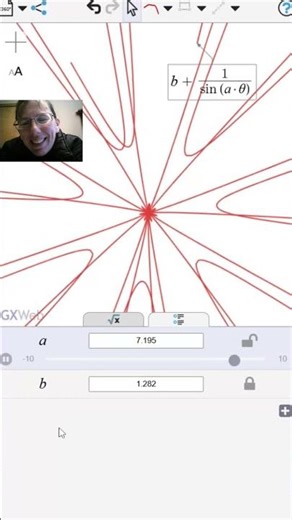 Animated Function 1/sine with GXWeb #maths #function #math #trigonometry
