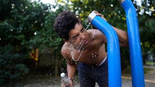 Finding an abandoned excavator in the forest