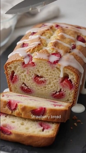 🍓 Strawberry Bread | Soft, Moist & Delicious!