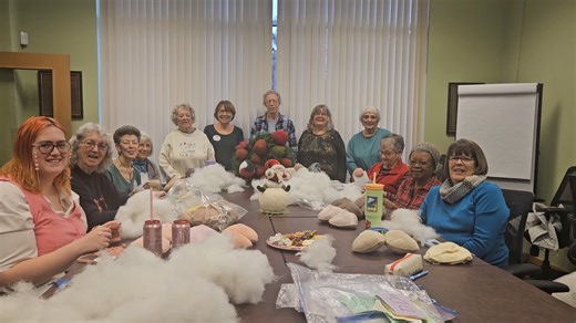 Merry Christmas and Happy New Year! from your hard working Knitted Knockers Headquarters crew :-). knittedknockers.org | Knitted Knockers
