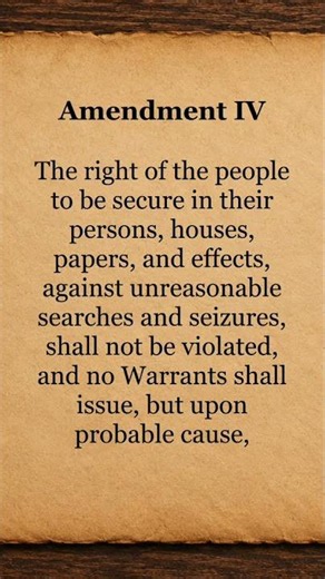 🇺🇸 The Fourth Amendment | Bill of Rights | American Visual Archive