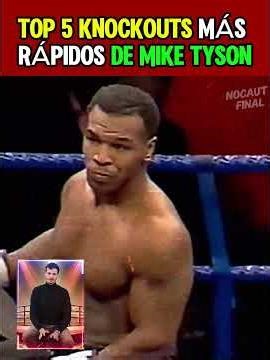 Mike Tyson's 5 Fastest Fights #boxing #knockout #worldboxing