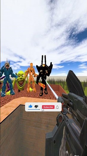 LASER vs Tun Tun Sahur and Sonic.exe in Garry’s Mod! 💥