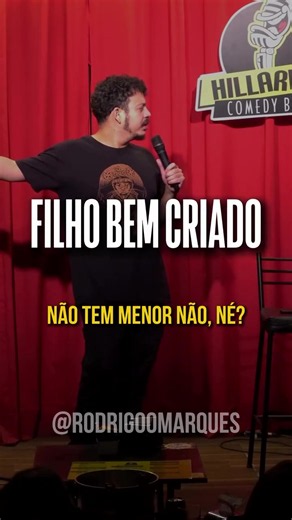 Filho bem criado 😂😂 🚨PRÓXIMOS SHOWS: 16 Out – São Paulo/SP (Vila Sônia Comedy) 21 Out – Navegantes/SC (Parrilla 674 Comedy) 22 Out – Blumenau/SC (Porão Comedy) 29 Out – São Paulo/SP (Clube Barbixas) 30 Out – São Paulo/SP (Teatro BTG Pactual) 31 Out – Campinas/SP (Hilarius Campinas) #rodrigomarques #standupcomedy #humor #comedia #casadeartistas