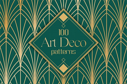 ART DECO Seamless Patterns, a Pattern Graphic by AnnArt