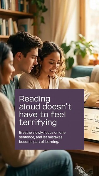 Reading aloud can feel like a high-pressure performance, especially if anxiety kicks in. What if you could make it feel safer, calmer, and more manageable? Try these simple strategies: • Breathe slowly before you start: inhale for four seconds, hold for one, exhale for six. • Focus on one sentence at a time using punctuation as your guide. • Use your finger or a ruler to track words and keep your place. • Practice reading aloud in low-pressure moments: to a pet, a family member, or even yourself