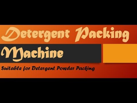 Detergent Powder Packing Machine