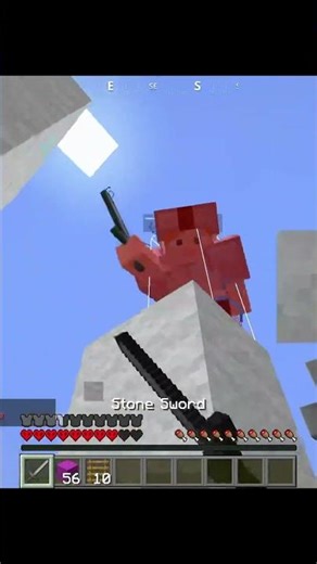 the power of laddders #minecraft #gaming #fireballgamers #pvp #fakepixel #bedwars #ladder