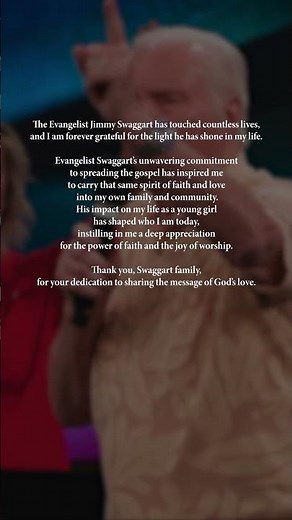 Full Testimony in the Description | #JimmySwaggart #TestimonyTuesday #iamJSMlegacy