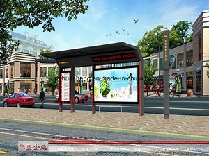[Hot Item] Bus Shelter for Public Display (HS-BS-F009)