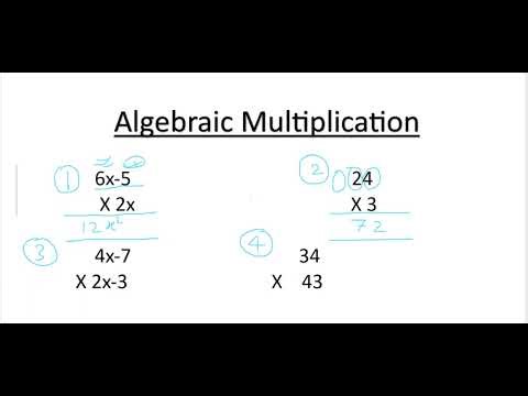how to learn algebra part -6(algebraic Multiplication)