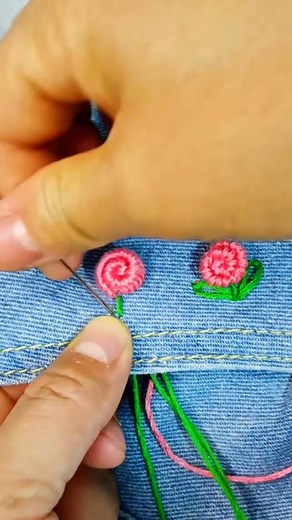 56K views · 485 reactions | 3D Flower Embroidery 臨 #stitch #sewing #embroidery | Hand Embroidery Designs by Priyanka | Facebook