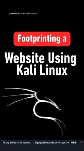 Footprinting a Website Using Kali Linux | Ethical Hacking for Beginners #ethicalhacking #hackingtips