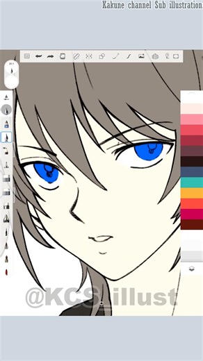 【Sketchbook】ペン入れから色塗り、仕上げまで男の子イラストメイキング #kcs_illust #デジタルイラスト #描き方 #イラストメイキング #イラスト #描き方動画