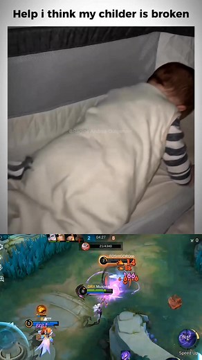 26 reactions | Broken lang talaga ata si Baby. 藍 #funny #funnyvideos #viralvideo #MLBB | Regine Andrea Quigaman | Facebook