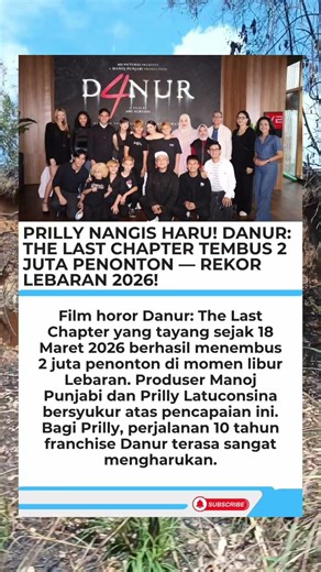 Danur: The Last Chapter Tembus 2 Juta Penonton #danur #film #horor #beritaartis #shorts #fyp