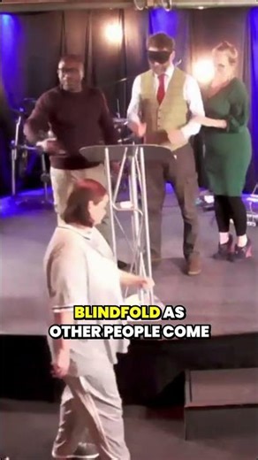 Blindfold trust walk: a live, visual illustration of 'walking by faith, not by sight'