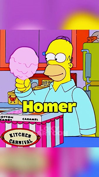 HOMER INVENTED A GIANT CANDY BALL!? #simpsons