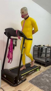 How to keep rubber slave fit?@badbratkate knows how and bitch could only accept it.How long did she spent walking the highest speed?