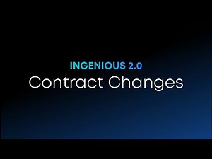 Contract Changes w/ INGENIOUS.BUILD | Construction Project Management Software