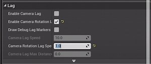 Spring arm camera lag ISSUE