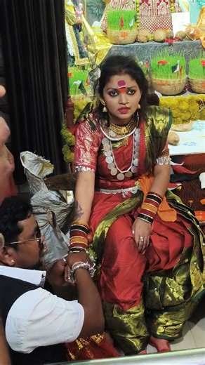सोला श्रृंगार करके लाली चुनरिया ओडे#shortvideo#kuwarimata #treding