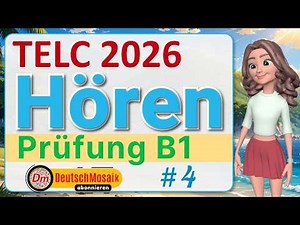 telc B1 Hören Prüfung | Kompletter Übungstest mit Lösungen