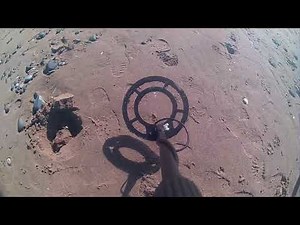 Beach Metal Detecting Test using MD3080