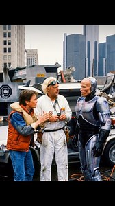 Doc and Marty crashing through all the iconic movies. #backtothefuture #christopherlloyd #michaeljfox Christopher Lloyd #delorean #gladiator #killbill #jurassicpark #lotr #robocop #trainspotting #Hannibal #bladerunner | Delorean 01955
