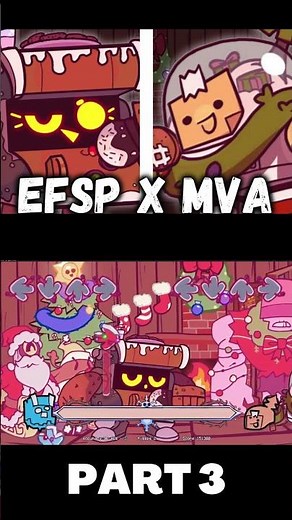 EFSP X MVA (PART 3) (CHRISTMAS) (FNF MOD) #shorts