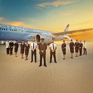 1.3M views · 10K reactions | We added a touch of green and blue to this year's Dubai Airshow, with the first public display of our special Manchester City Dreamliner, and the unveiling of our one-of-a-kind Greenliner! | Etihad Airways | Facebook