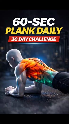 Daily 60-Sec Plank Challenge — Build Strong Core in 30 Days