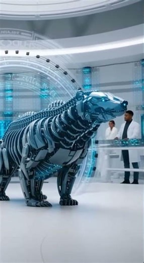 “Massive Bear Transforms Into a FULL Cybernetic Robot! Animated & Fully Alive!”#asmr#asmrsounds