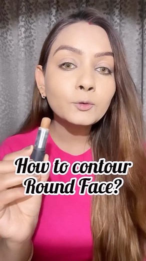 Simple and easy steps to contour a round face. . . . . . #contour #contouring #makeuptips #makeupforbeginners #beginnersmakeup #makeuphacks #slimface #howtocontour #bronzer | Wishlink creator