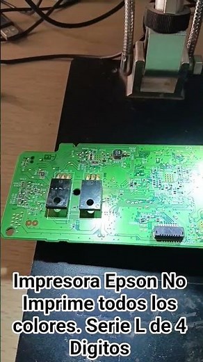 Impresora Epson No Imprime todos los colores series L1110 L1310 L3210 L3150 L3250 L4150 entre otras