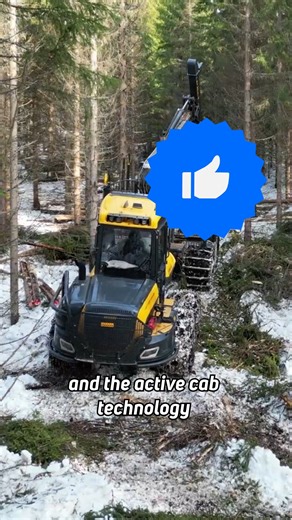  The master of the logs: Ponsse Mammoth!  With a carrying...