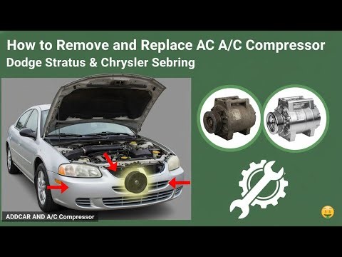 DIY: How to Remove and Replace A/C Compressor on Dodge Stratus & Chrysler Sebring (2001-2006)