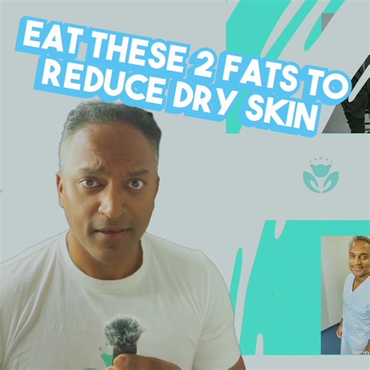 2 Fats that really help with Dry Skin like Eczema and Psoriasis and a reduction in severe acne by controlling inflammation better. Please eat a diet that includes polyunsaturated fats that are essential for proper skin cell and overall body cell function. Omega 3 and Omega 6 Essential Fatty Acids are crucial to the formation of hormone-like structures called prostaglandins in the skin cells such as the melanocyte and keratinocyte. Prostaglandins help regulate inflammation and cell response to ac