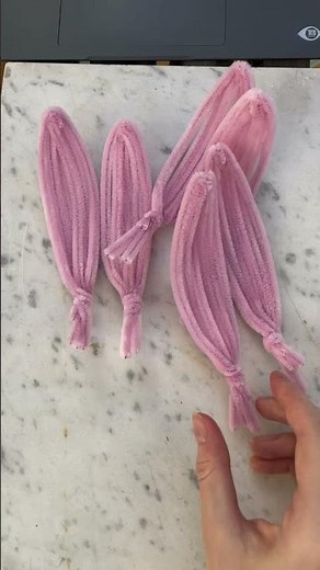 Blumenstrauß aus Pfeifenreinigern basteln 💐🥹