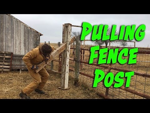 Pulling a Fence Post... the EASY Way!