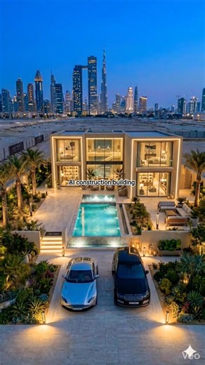 From Empty Land to Dubai Luxury Villa 😳 Full Construction Process (0% to 100%)