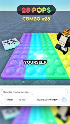 POV: making a Roblox map in 2 minutes with AI 👀 #robloxdev #roblox