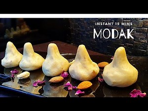 Modak Recipe - बिना सांचे और मावा के इंस्टेंट मोदक सिर्फ 15 मिनट में