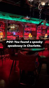 👻 SPOOKY SPEAKEASY: Through Nov. 2, @backstageloungeclt will turn its speakeasy into a Halloween pop-up called “Haunted by Black Lagoon.” 🕸️ WHAT TO EXPECT: Halloween-themed cocktails, mocktails, food and decor. Plus, a live DJ on weekends. 🍹 WE TRIED: The “Nightmare Fuel” cocktail made with tequila, mango liqueur, matcha, lime and Thai spice bitters ($16). - Expect themed dishes like the “Bits & Pieces” charcuterie board ($22), “Boneyard Wings” ($13) and “Bleeding Heart Burrata” ($12). 📍 IF