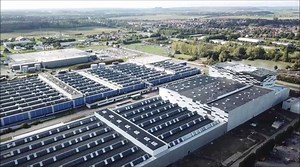 Douvrin : le chantier de la gigafactory d'ACC vu du ciel