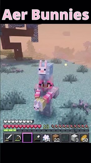 My Bunny army is growing! #minecraft #aether #moddedminecraft #cute #betterminecraft