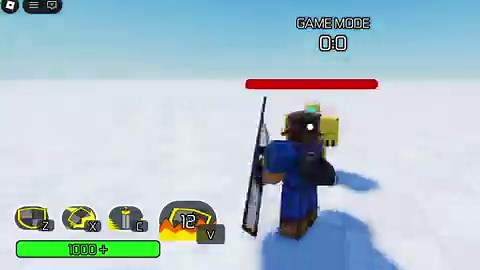 The knight suposed to use the shield to protect himselfbut he decide to use it has a weapon has well to knock his enemies out, screaming like a drunk scottish psyclops!#Roblox #RobloxDev #RBXDev